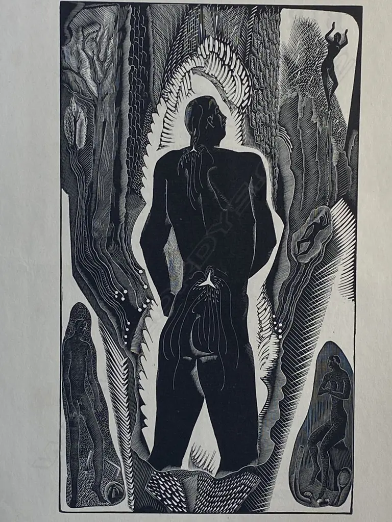 Blair Hughes-Stanton (1902-1981) - Illustration from D H Lawrence's 'Birds, beasts and flowers', Image 1++